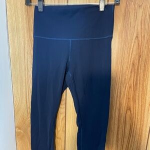 Lululemon 25" Wunder Under High-Rise Tight Full-On Luxtreme Leggings Navy Sz 6